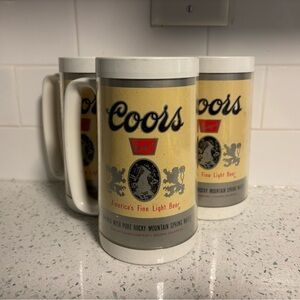 Coors Banquet Beer Stein Set